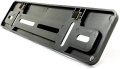 Front License Plate Bracket For Porsche All Models 2 Pack Flat Bumper Mounting Adapter Kit With Screws And Bolts Black Abs