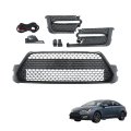 Front Grille Black Plastic With Signal Fog Light Lower Grill Replacement For Corolla Se 2020 2021 