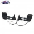 Tom Pair Of Power Tow Side Mirror Heated For 2003-2007 Chevrolet Silverado 1500 Hd 2500 3500 Gmc Sierra 15904034 15904035