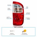 Amerilite For 2000-2006 Toyota Tundra Double Cab Trim Rosso Red Led Replacement Tail Lights Pair Passenger And Driver Side