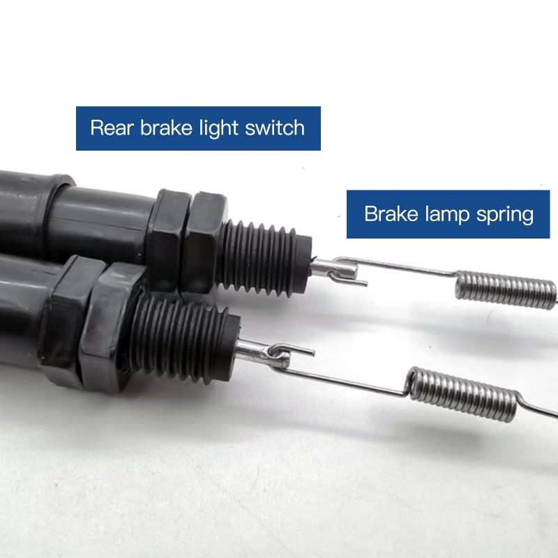 Motorcycle Rear Brake Stop Light Switch With Steel Spring Kit Compatible For 1969-1994 Honda Ct70 Trail