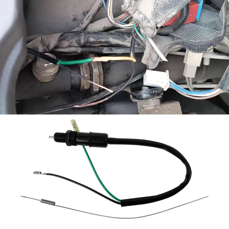 Motorcycle Rear Brake Stop Light Switch With Steel Spring Kit Compatible For 1969-1994 Honda Ct70 Trail