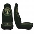 Teery-yy Norse Viking Goddess Wiccan Wicca Pagan Car Seat Covers 2 Pcs Front Protector Cover Cushion Auto Decor Universal Fit