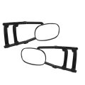 On Towing Mirrors Extenders Abs Side Mirror Extensions For Trucks Rvs Trailers Suvs 360 Degree Rotation Enhanced Visibility