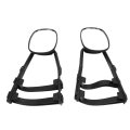 On Towing Mirrors Extenders Abs Side Mirror Extensions For Trucks Rvs Trailers Suvs 360 Degree Rotation Enhanced Visibility 