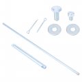 X Autohaux Car Dual Carburetor Linkage Set Replacement For Barry Grant Carbs