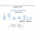 X Autohaux Car Dual Carburetor Linkage Set Replacement For Barry Grant Carbs