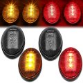 Auto Dynasty 4pcs Smoked Lens Dually Bed Fender Led Side Marker Light Compatible With Ford F250 F350 F450 Super Duty 99-10