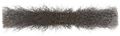 Weiler Vortec Pro Narrow Face Wire Wheel Brush Round Hole Carbon Steel Crimped 6 Diameter 0 008 5 8-1 2 Arbor 6000 Rpm 