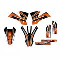 2001 New Style Sx Vigor Orange Senge Graphics Base Kit For Ktm 