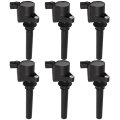 Set Of 6 Ignition Coils Dg500 For Ford Escape Taurus Freestyle Five Hundred Mazda Tribute Mercury Mariner Montego Sable 3 0l V6 
