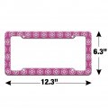 Green Lantern Blackest Night Star Sapphire Logo License Plate Tag Frame