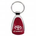 Au-tomotive Gold Teardrop Key Fob For Toyota Camry Burgundy