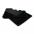 Peterbilt Motors 370 Models Black High Ribbed Vinyl Rubber Floor Mats 