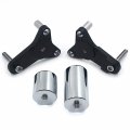 Hongk- Motorbike Aluminum No Cut Frame Slider Crash Protector Compatible With 2011-2020 Suzuki Gsxr 600 750 B01bi8r2du