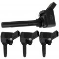 Ocpty Set Of 4 Ignition Coils Pack Compatible Oe Uf765 Fit For Audi A3 15-16