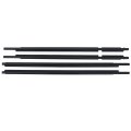 Pack Of 4 Front Rear Left Driver And Right Passenger Side Window Moulding Weatherstrip Trim Seal Belt 