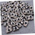 Partykindom 150 Pcs Aluminum Profile T-nut Screws Ends European Extrusions Slim-nut T Slot Nut Slide In T Tekindom 150 Pcs