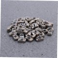 Partykindom 150 Pcs Aluminum Profile T-nut Screws Ends European Extrusions Slim-nut T Slot Nut Slide In T Tekindom 150 Pcs
