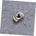 Partykindom 150 Pcs Aluminum Profile T-nut Screws Ends European Extrusions Slim-nut T Slot Nut Slide In T Tekindom 150 Pcs