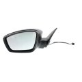 Volkswagen Beetle 2012-2018 Door Mirror Driver Side Power Glass Heated Textured Black Manual Folding Replacement For Vw1320148 