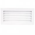 Uxcell Ventilation Grille Rectangle Shape Aluminum Alloy Louvered Air Vent 500x250mm Lxw White With Wire Mesh For 450x200mm