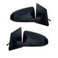 Spieg Side Mirror Set For 2014-2019 Toyota Corolla Power Adjustment Heated Glass Manual Folding Black 5 Pins Pair To1320294 