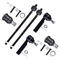 6pc Set Front Suspension Kit Fit For Chrysler Grand Voyager Town Country Dodge Caravan Plymouth Inner Outer Tie Rod End Lower 