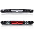 Led Third Brake Light For 2007-2014 Chevy Silverado Gmc Sierra 1500 2500 3500 And 2009-2010 Hummer H3t Type X Clear Lens Black 