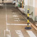 Yardwe Isolation Bollard Sign Parking Barrier Pile Garage Aid Road Delineator Cone Warning Colum Water-fillable Elastic Column