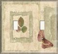 Snazzyswitch Butterfly Decorative Light Switch Cover Double Toggle Wall Plate 
