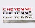 Yoaoo 2x Oem Black Cheyenne Nameplate Emblems Badge 3d For Gm Silverado Shiny Glossy New