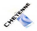 Yoaoo 2x Oem Black Cheyenne Nameplate Emblems Badge 3d For Gm Silverado Shiny Glossy New