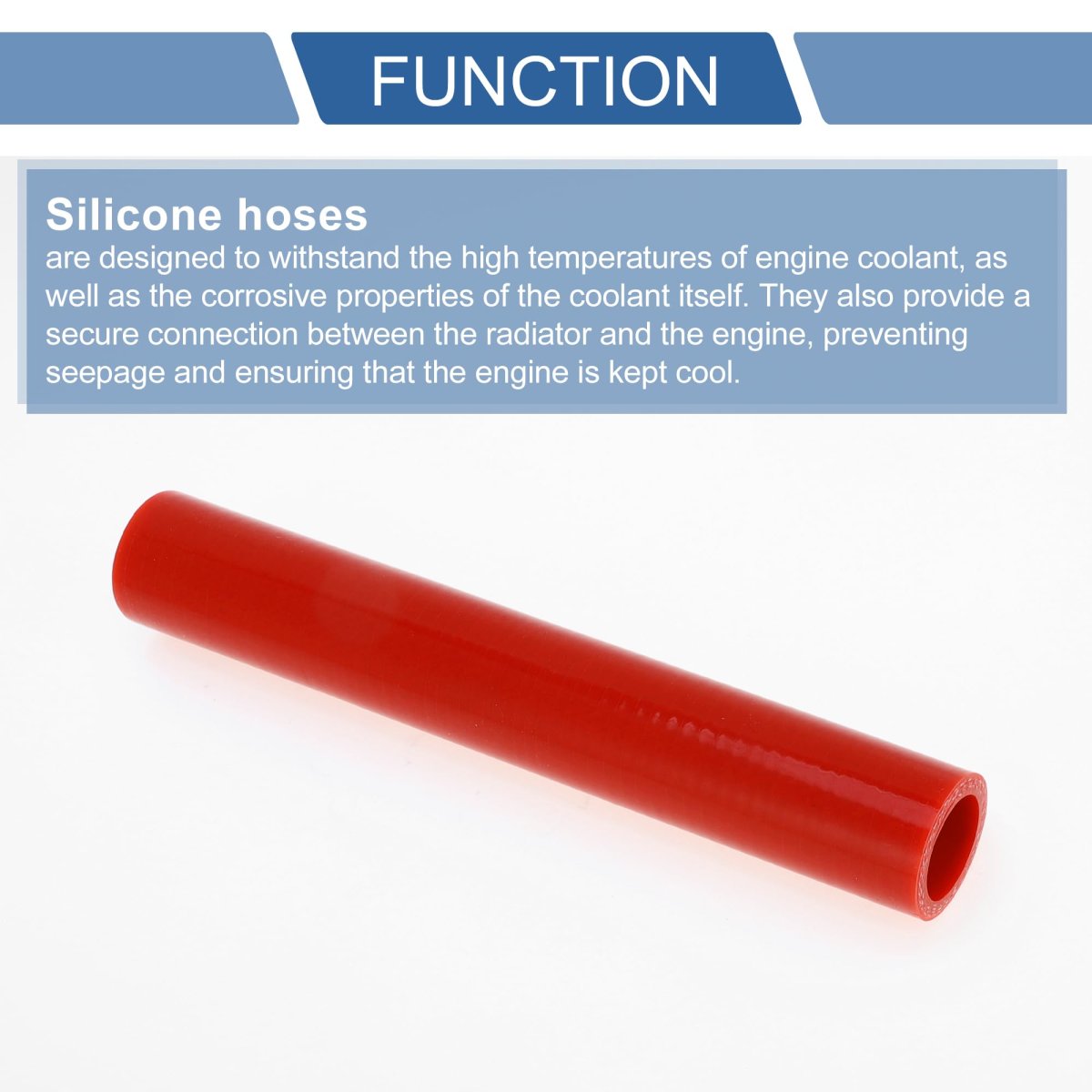 Straight Coupler Silicone Hose 22mm 0 87in Id 200mm 7 Length 3 Ply Red Coolant Tube For Turbo Intercooler Air Intake Piping