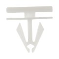 Cadillac Eldorado 1995-22 Rocker Molding Clips Plastic Natural Finish White Color 0 17 Inches Center Groove Diameter 0 57