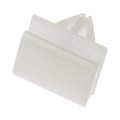 Cadillac Eldorado 1995-22 Rocker Molding Clips Plastic Natural Finish White Color 0 17 Inches Center Groove Diameter 0 57