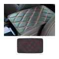 Auceli Car Center Console Pad Waterproof Auto Armrest Protector Cover Soft Pu Leather Seat Box Protection Cushion Mat Interior 
