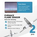 2pack S1-025-37499-000 025-37499-000 Gas Furnace Flame Sensor Replacement For Luxaire York Cm8m100c16mp11 Cm8m100c20mp11