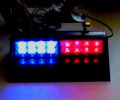 Auto Direct Save Amber Dual Led Dash Light 1 Watt Bracket Style Visor Strobe