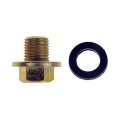 Oil Drain Plug For Toyota Tacoma 2022 2023 2024 Steel Yellow Hex Head Drive Replacement 9247 12101 Extra Fine Thread With 