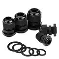 Eboot Plastic Waterproof Adjustable 3 5 13mm Cable Glands Joints Pg7 Pg9 Pg11 Pg13 Pg16 Pack Of 20 