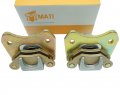 M Mati Rear Left Right Brake Caliper With Pads For Polaris Atp 330 2004 500