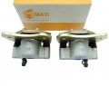 M Mati Rear Left Right Brake Caliper With Pads For Polaris Atp 330 2004 500