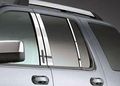 2003-2010 Lincoln Aviator 6pc Ses Chrome Pillar Trim Covers W Keypad Cutout 
