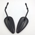 Smt-harley Davidson Engaved- Black Teardrop Mirror No Logo Compatible With Xlx Xr Flh Flhs Tour Touring Electra Glide Ultra