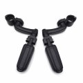 Xkh Group Motorcycle Black Adjustable Highway Peg Mounting Kit Lightning Footrest For V-star Roadstar Suzuki Boulevard Equipped