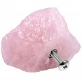 Rockcloud 2 Pack Natural Crystal Stone Cabinet Knobs With Screws Pull Handles For Drawer Wardrobe Closet Dresser Home Office 