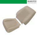 Seat Cover Tan Driver Bottom Top Leather Replacement For F150 Pickup 4-door 2009-2014