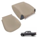 Seat Cover Tan Driver Bottom Top Leather Replacement For F150 Pickup 4-door 2009-2014 