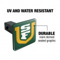 University Of San Francisco Primary Logo Tow Trailer Hitch Cover Plug Insert 1 4 Inch 25